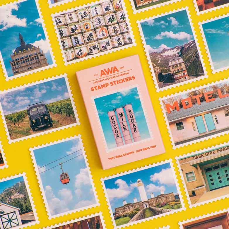 Stamp Sticker Matchbook Set – AccidentallyWesAnderson