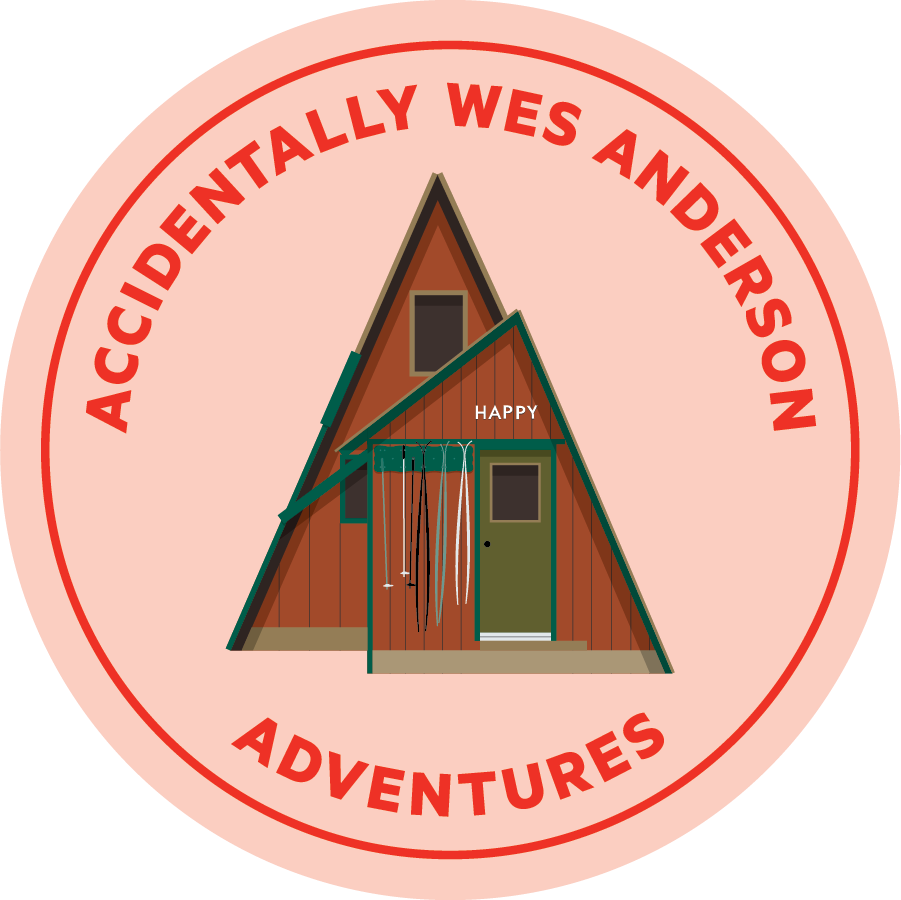 Sticker - Adventures Cabin - Big Pink (3")