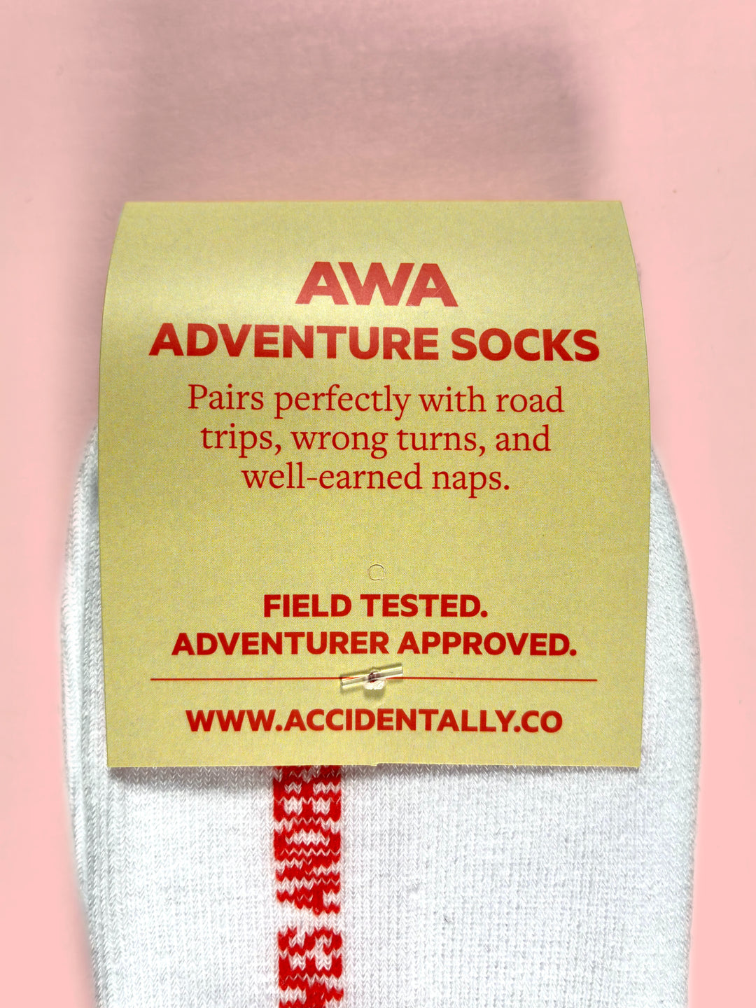 Crew Socks - Red Striped