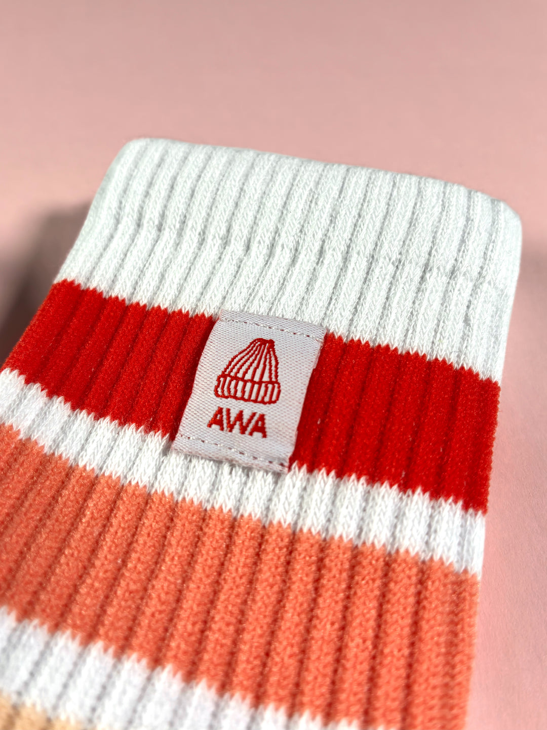 Crew Socks - Red Striped