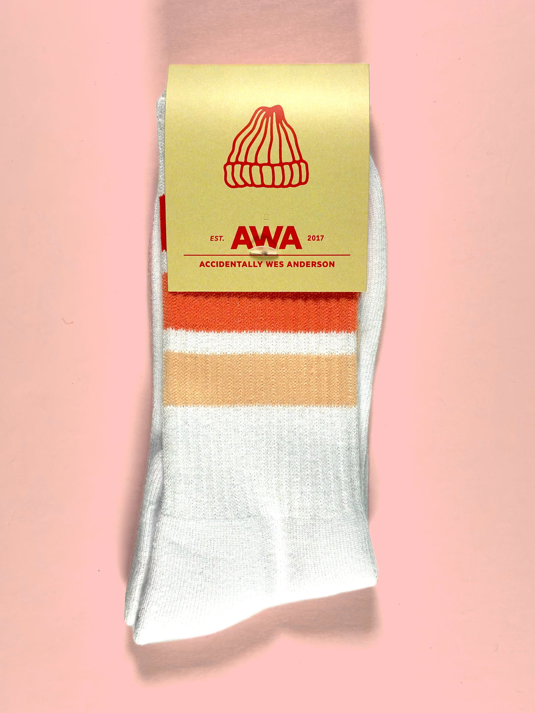 Crew Socks - Red Striped