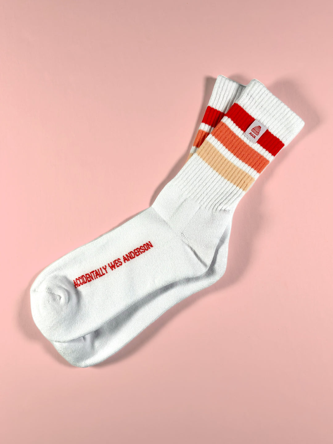 Crew Socks - Red Striped