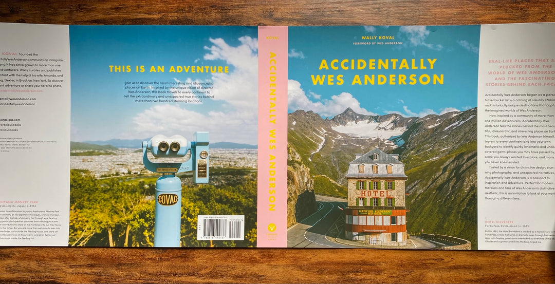 Replacement Jacket for Accidentally Wes Anderson Book