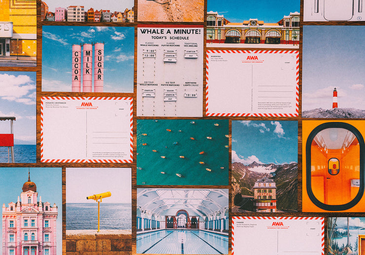 Book and Postcard Bundle -  Accidentally Wes Anderson