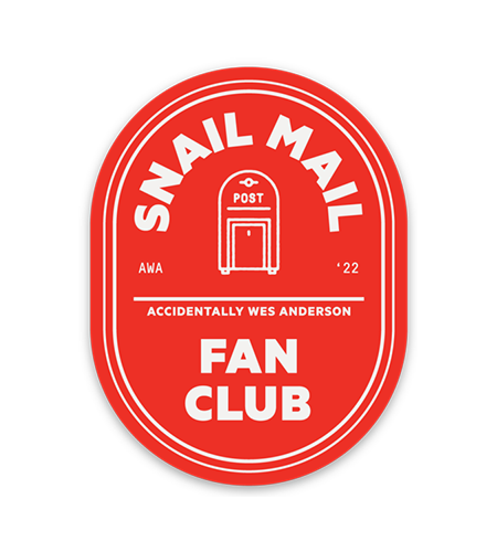 Sticker - "Snail Mail Fan Club"